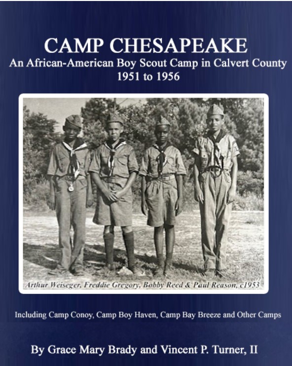 Book cover with African American Boy Scouts