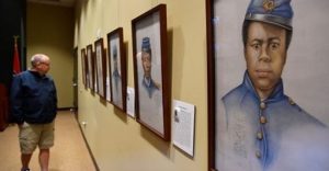Portraits of U. S. Colored Soldiers who fought for the Union in the Civil War from St. Mary's County.